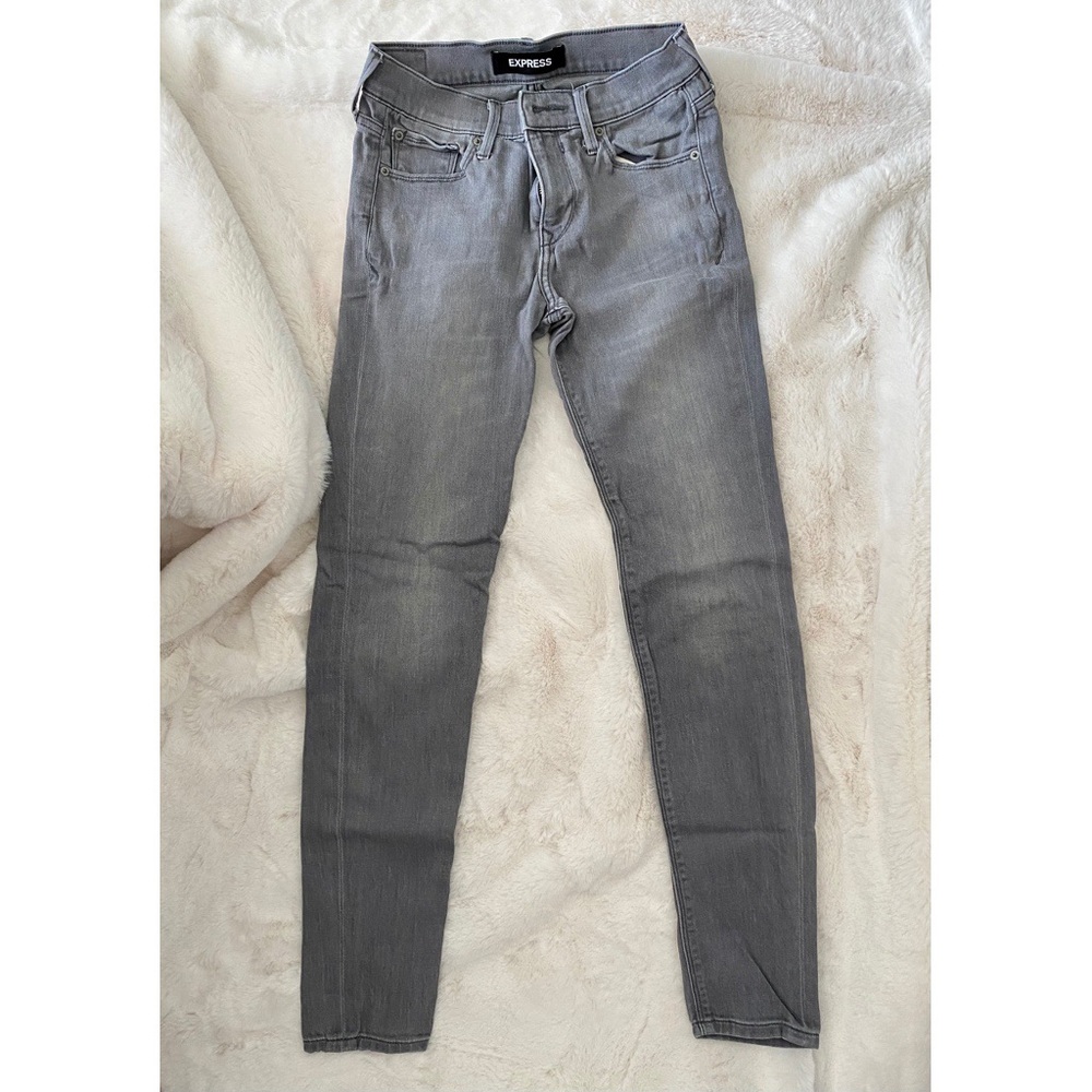 Gray Skinny Jeans
